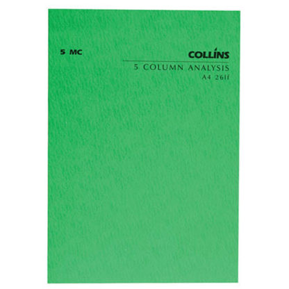 Collins Account Book A4 5 Column