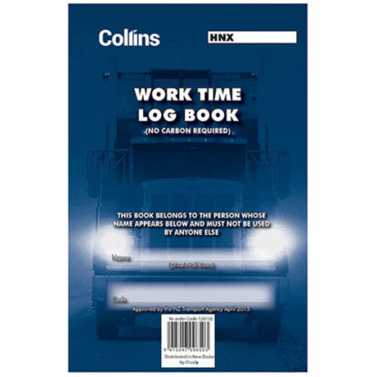Collins Log Book Work Time A5 TL