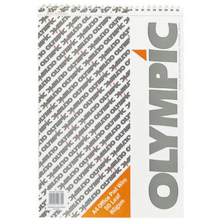 Olympic Pad A4 Wiro Office 50 Leaf 80GSM