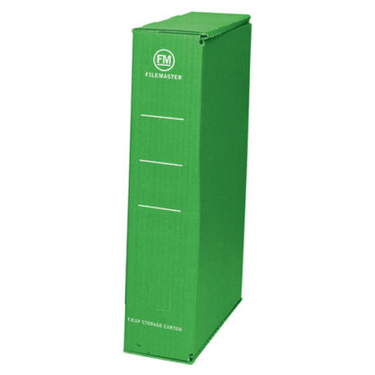 FM Storage Carton Green Foolscap