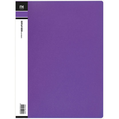 FM Display Book Vivid A4 Passion Purple 20 Pocket