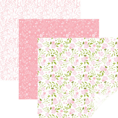 Cricut In Bloom Pink Patterened Iron-On Sampler