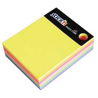 Stick'N Note 76X76mm 400 Sheet Rainbow Neon