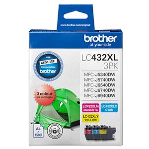 Brother Ink LC432 XL CMY Pack