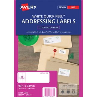 Avery Label L7162-100 Quick Peel
