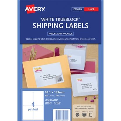 Avery Label L7169-100 Laser