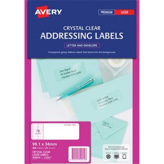 Avery Label L7565-25 Clear