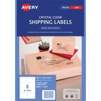 Avery Label L7562-25 Clear