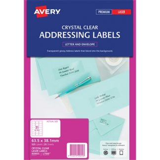 Avery Label L7565-25 Clear