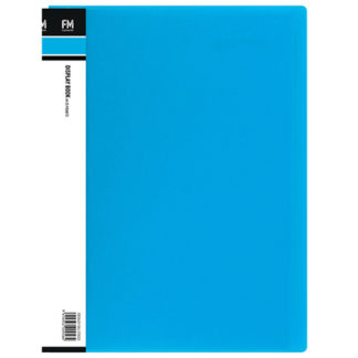 FM Display Book Vivid A4 Ice Blue 20 Pocket