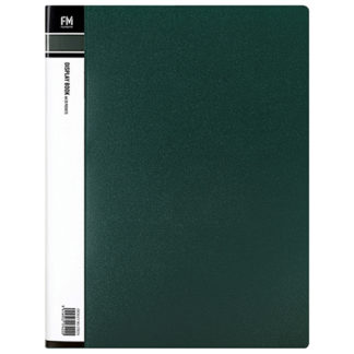 FM Display Book A4 Forest Green 20 Pocket