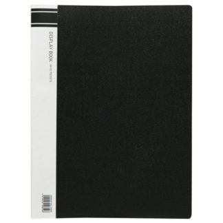 FM Display Book A4 Black 40 Pocket