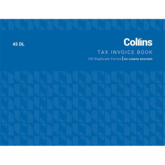 Collins Tax Invoice 45DL - No Carbon