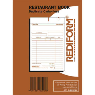 Rediform Book Restaurant R/Restbk