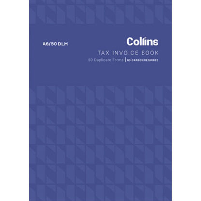 Collins Tax Invoice A6/50DL - No Carbon