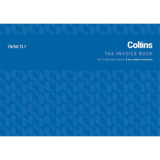 Collins Tax Invoice 78/50TL1 - No Carbon