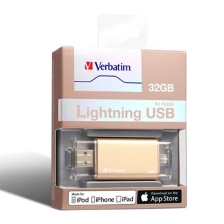 Verbatim Apple Lightning USB 3.0 Drive 32GB - Gold
