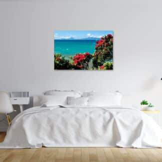 A2 NZ Christmas tree Framed Canvas Art 32"x24"