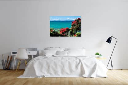 A2 NZ Christmas tree Framed Canvas Art 32"x24"