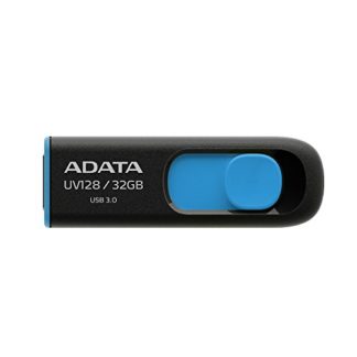 ADATA UV128 Dashdrive Retractable USB 3.0 32GB Blue/Black Flash Drive