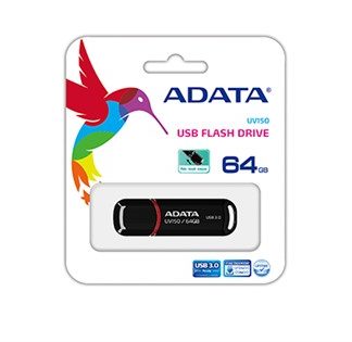 ADATA UV150 Dashdrive USB 3.0 64GB Black/Red Flash Drive