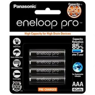 Panasonic Eneloop PRO AAA Rechargeable 4pk