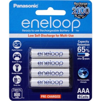 Panasonic Eneloop AAA Rechargeable 4pk