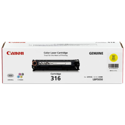 Canon CART316 Yellow Toner