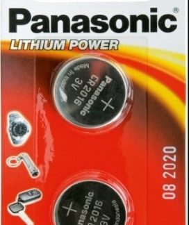 Panasonic Lithium 3v Batteries CR2016 2pk