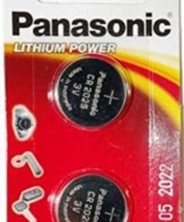 Panasonic Lithium 3v Batteries CR2025 2pk