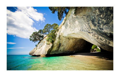Cathedral Cove Framed Canvas 40" x 24"