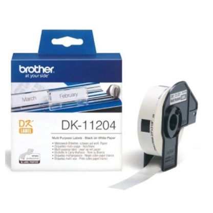 Brother DK11204 400 Address Labels 17mmx54mm