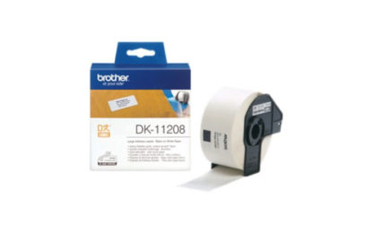 Brother DK11208 400 Address Labels 38mmx90mm