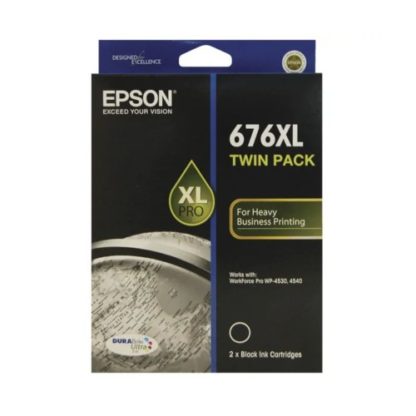 Epson 676XL Black Twin Pack