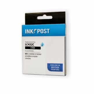 InkPost for Brother LC432 Cyan
