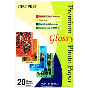 InkPost Glossy 210gsm A4 20pk