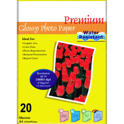 InkPost Glossy 210gsm A4 20pk