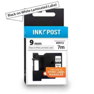 InkPost for Dymo 40913 9mmx7m Black on White