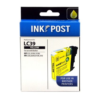 InkPost for Brother LC39 Yellow