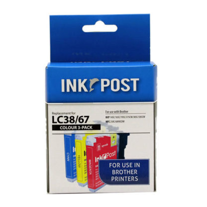 InkPost for Brother LC67 & LC38 3pk