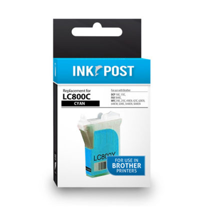 InkPost for Brother LC800 Cyan