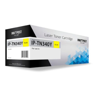 InkPost for Brother TN340Y Yellow Toner