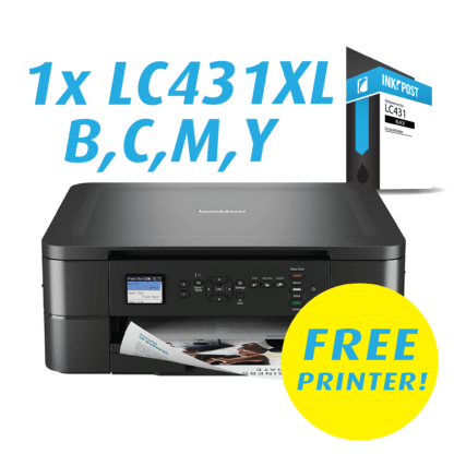 Purchase 1x Set InkPost for Brother LC431XL & get a FREE Printer