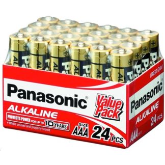 Panasonic Alkaline AAA Batteries 24pk