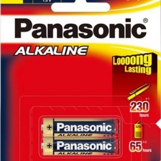 Panasonic Alkaline AAA Batteries 2pk