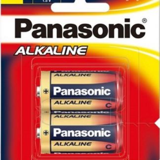 Panasonic Alkaline Size C Batteries 2pk