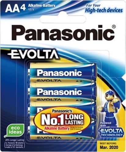 Panasonic Evolta AA Batteries 4pk