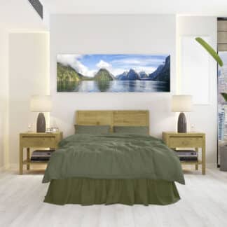 Milford sound Framed Canvas Art 60"x20"