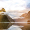 Milford Sound NZ Fine Art Acrylic Print A1 - Image 2