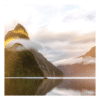 3 Panel Milford Sound Framed Canvas Art - 2m Wide - Image 2
